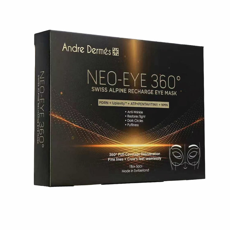 Andre Dermes – 360 多維凍齡液態填充眼膜 (保濕、黑眼圈、緊緻、減少細紋、提拉、抗皺抗衰老、眼部浮腫) (e6ml瓶/一盒5瓶) AD040