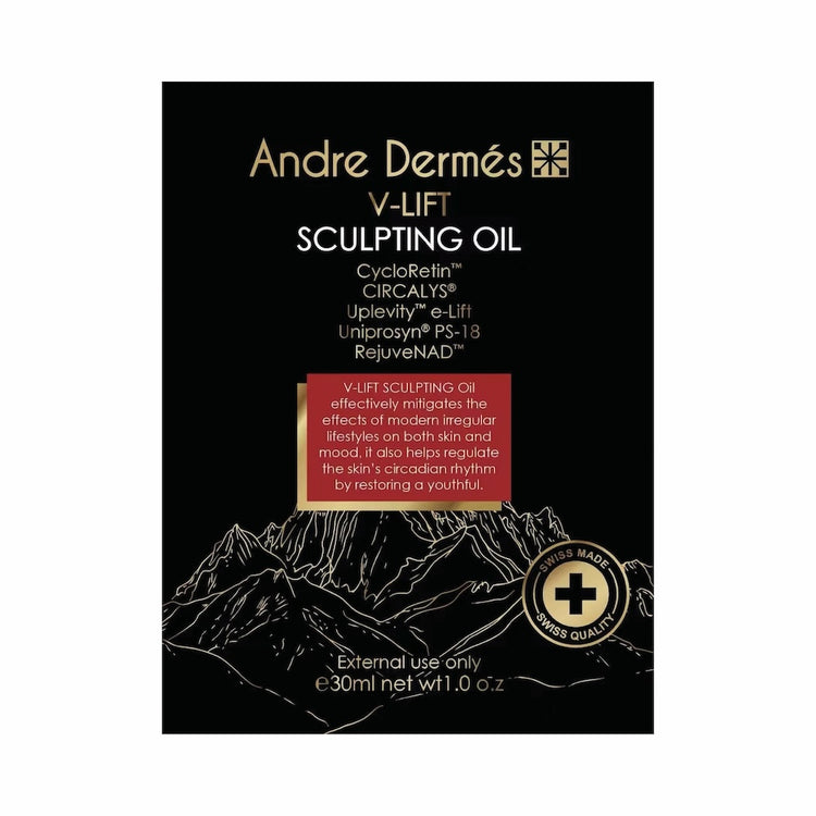 Andre Dermes - V-LIFT Sculpting Oil (Collagen, Elasticity, Lifting, Firming, Anti-Wrinkle Aging, Moisturizing, Pore Minimizing, Repair) (e30ml) AD043