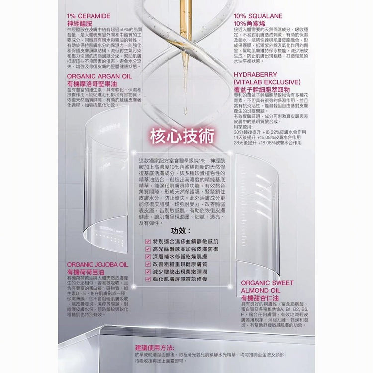 Andre Dermes - Beauty Hacks 1% Ceramide - Like Serum (Long - Lasting Moisturizing, Antioxidant, Water and oil balance, Anti - Aging, Reduce Fine Lines, Rejuvenating, Improce Complexion, Soothing, Sensitive) (e30ml) AD017 - Beauty Online™ 肌齡喜源™