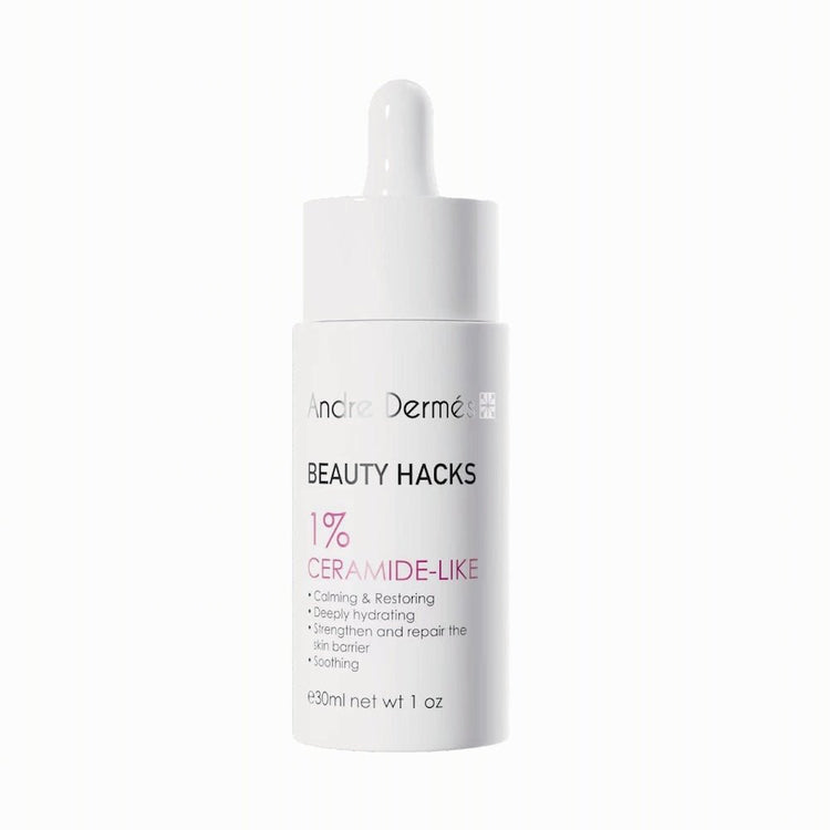 Andre Dermes - Beauty Hacks 1% Ceramide - Like Serum (Long - Lasting Moisturizing, Antioxidant, Water and oil balance, Anti - Aging, Reduce Fine Lines, Rejuvenating, Improce Complexion, Soothing, Sensitive) (e30ml) AD017 - Beauty Online™ 肌齡喜源™