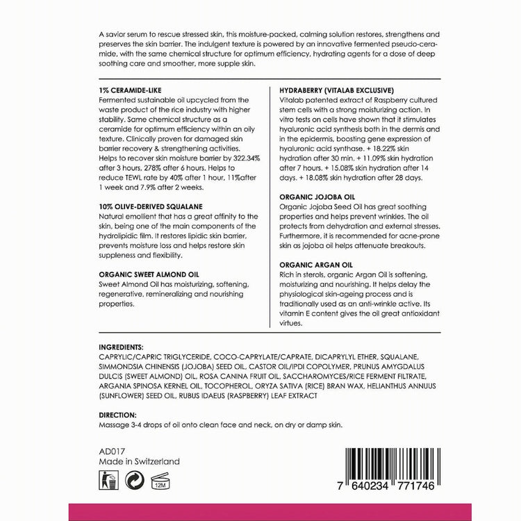 Andre Dermes - Beauty Hacks 1% Ceramide - Like Serum (Long - Lasting Moisturizing, Antioxidant, Water and oil balance, Anti - Aging, Reduce Fine Lines, Rejuvenating, Improce Complexion, Soothing, Sensitive) (e30ml) AD017 - Beauty Online™ 肌齡喜源™