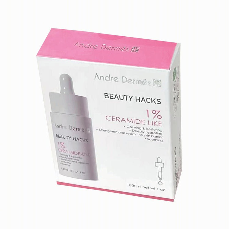 Andre Dermes - Beauty Hacks 1% Ceramide - Like Serum (Long - Lasting Moisturizing, Antioxidant, Water and oil balance, Anti - Aging, Reduce Fine Lines, Rejuvenating, Improce Complexion, Soothing, Sensitive) (e30ml) AD017 - Beauty Online™ 肌齡喜源™