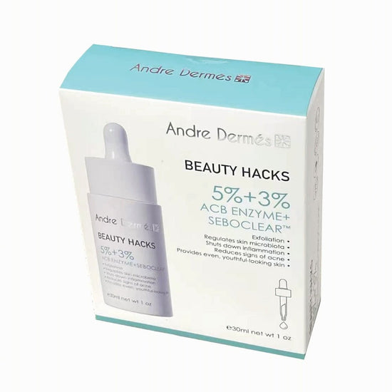 Andre Dermes - Beauty Hacks 5% ACB Enzyme+3% Seboclear Serum (Anti - Inflammatory, Calming, Exfoliation, Acne Control, Even Skin Tone, Antioxidant) (e30ml) AD019 - Beauty Online™ 肌齡喜源™