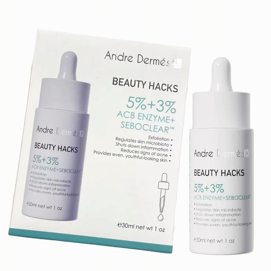 Andre Dermes - Beauty Hacks 5% ACB Enzyme+3% Seboclear Serum (Anti - Inflammatory, Calming, Exfoliation, Acne Control, Even Skin Tone, Antioxidant) (e30ml) AD019 - Beauty Online™ 肌齡喜源™
