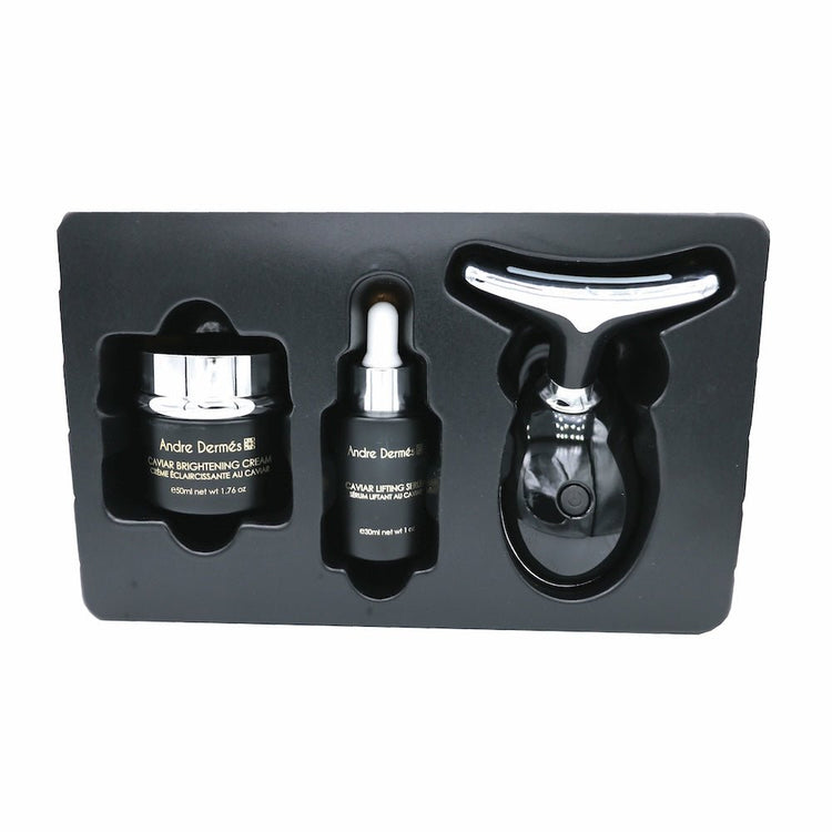 Andre Dermes - CAVIAR Youth Defence Treatment Programme Set (Introductory device is a complimentary gift; no warranty, return, or exchange is provided) (Anti - oxidation, Firming, Elasticity, Reducing Fine Lines, Moisturizing, Brightening, Whitening) AD013 - Beauty Online™ 肌齡喜源™