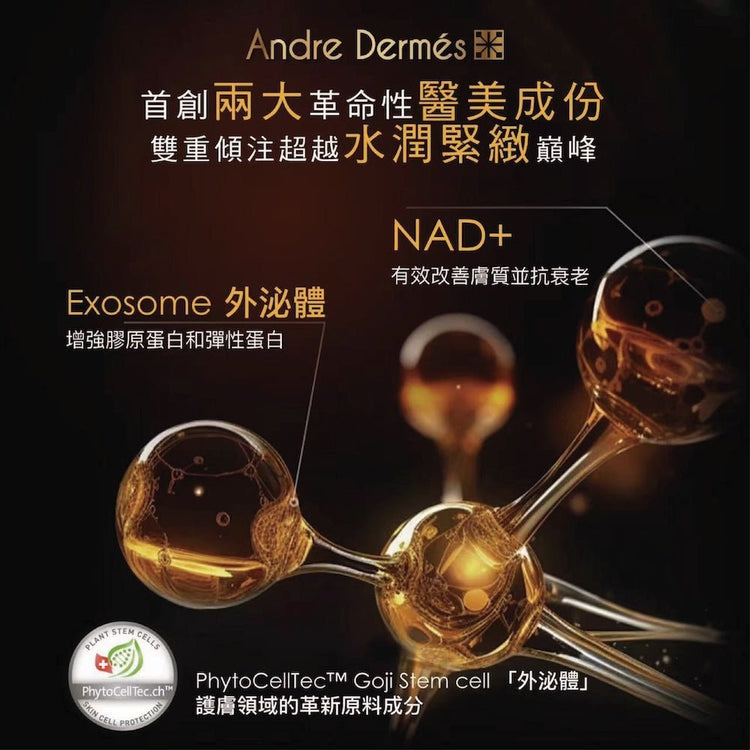 Andre Dermes - EXONAD+ Skin Revive Serum (Glossy, Smooth, Hydrating, Anti - Aging, Moisturizing, Water - Oil Balance, Firming) (e30ml) AD009 - Beauty Online™ 肌齡喜源™