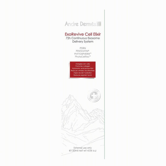 Andre Dermes - ExoRevive Cell Elixir (Moisturising, Anti - Wrinkle Aging, Firming, Lifting, Reduce Pigment Spots, Promotes Collagen, Reduce Fine Lines, Brightening, Repair) (e120ml) AD028 - Beauty Online™ 肌齡喜源™