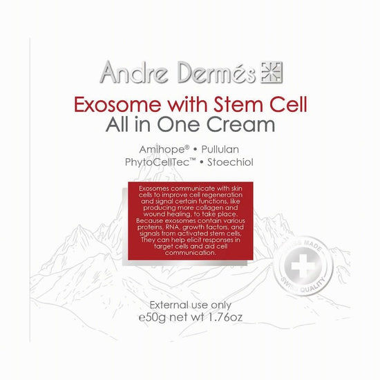 Andre Dermes - Exosome with Stem Cell All in One Cream (Moisturizing, Elasticity, Anti - Aging, Soothing, Anti - Inflammatory, Sensitive, Reducing Fine Lines, Firming, Lifting, Antioxidant, Repair) (e50ml) AD012 - Beauty Online™ 肌齡喜源™