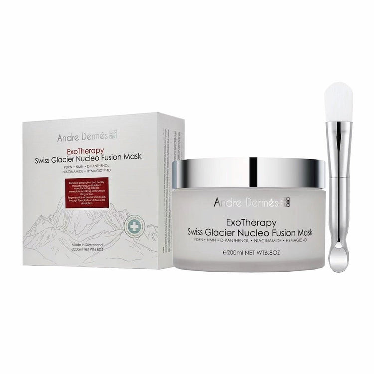 Andre Dermes - ExoTherapy Swiss Glacier Nucleo Fusion Mask (Long - lasting Moisturizing, Anti - Inflammatory, Soothing and Calming, Lifting, Anti - Wrinkle Aging, Even Skin Tone, Sensitive) (e200ml) AD032 - Beauty Online™ 肌齡喜源™