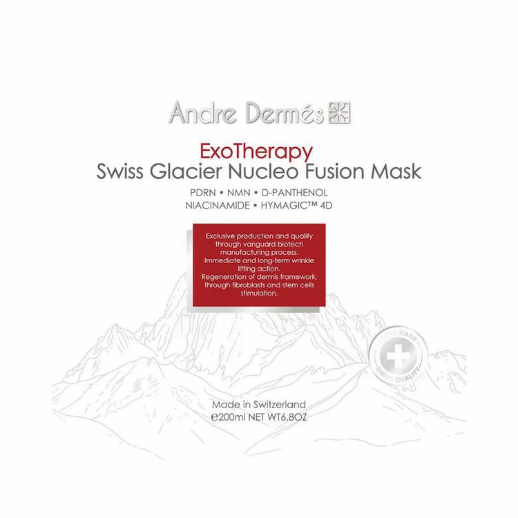 Andre Dermes - ExoTherapy Swiss Glacier Nucleo Fusion Mask (Long - lasting Moisturizing, Anti - Inflammatory, Soothing and Calming, Lifting, Anti - Wrinkle Aging, Even Skin Tone, Sensitive) (e200ml) AD032 - Beauty Online™ 肌齡喜源™