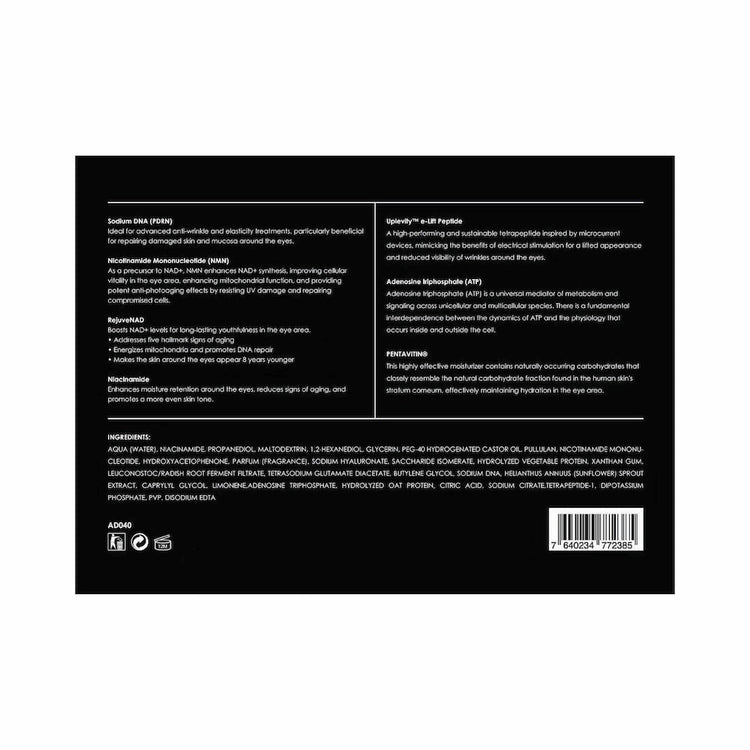 Andre Dermes - NEO - EYE 360 Swiss Alpine Recharge Eye Mask (Moisturising, Dark Circles, Firming, Reduce Fine Lines, Lifting, Anit - Wrinkle Aging, Edema Of The Eyes) (e6ml Bottle /1Box 5pcs) AD040 - Beauty Online™ 肌齡喜源™