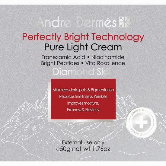 Andre Dermes - Perfectly Bright Technology Pure Light Cream (Moisturizing, Stains, Whitening, Soothing, Blemishes, Lighten Melanin, Anti - Aging, Pore Minimizing, Brightening) (e50g) AD026 - Beauty Online™ 肌齡喜源™