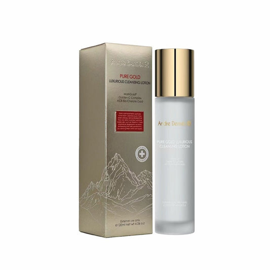 Andre Dermes - Pure Gold Suxurious Cleansing Lotion (Long - lasting Moisturizing, Repair Barrier, Soothing, Antioxidant, Anti - Wrinkle, Even Skin Tone) (e120ml) AD033 - Beauty Online™ 肌齡喜源™