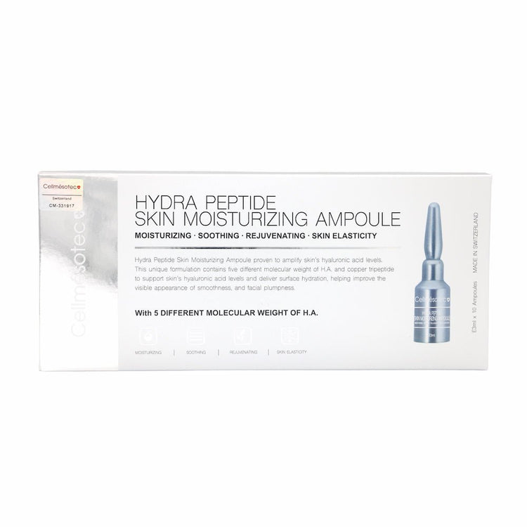 Cellmesotec - Hydra Peptide Skin Moisturizing Ampoule (Moisturising, Firming, Lifting) (e3ml*Ampoule/10Ampoules per Box) CM009 - Beauty Online™ 肌齡喜源™