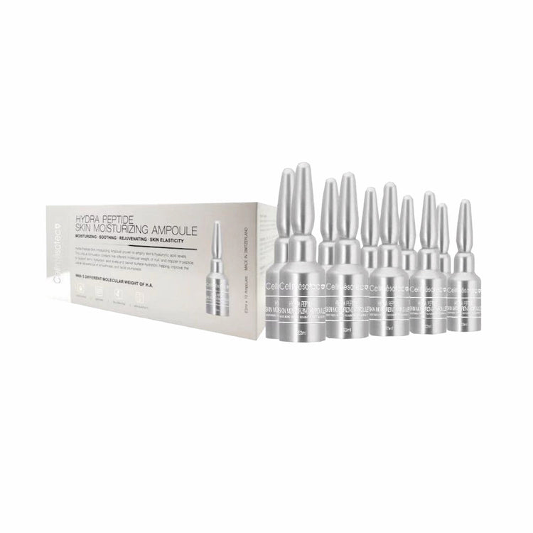 Cellmesotec - Hydra Peptide Skin Moisturizing Ampoule (Moisturising, Firming, Lifting) (e3ml*Ampoule/10Ampoules per Box) CM009 - Beauty Online™ 肌齡喜源™