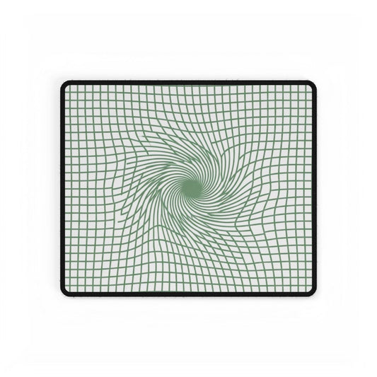 【Deep Focus】Premium Kiwi Green Geometric Grid Desk Mat - Beauty Online™ 肌齡喜源™