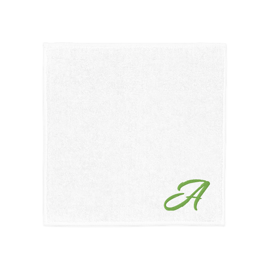 Imabari Cotton Hand Towel – Custom Initial Embroidery (White / A - Z) - Beauty Online™ 肌齡喜源™