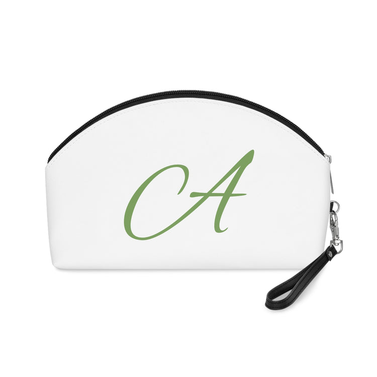 【The Secret Code】Minimalist Waterproof PU Cosmetic Bag (Custom Initial A-Z) - Beauty Online™ 肌齡喜源™