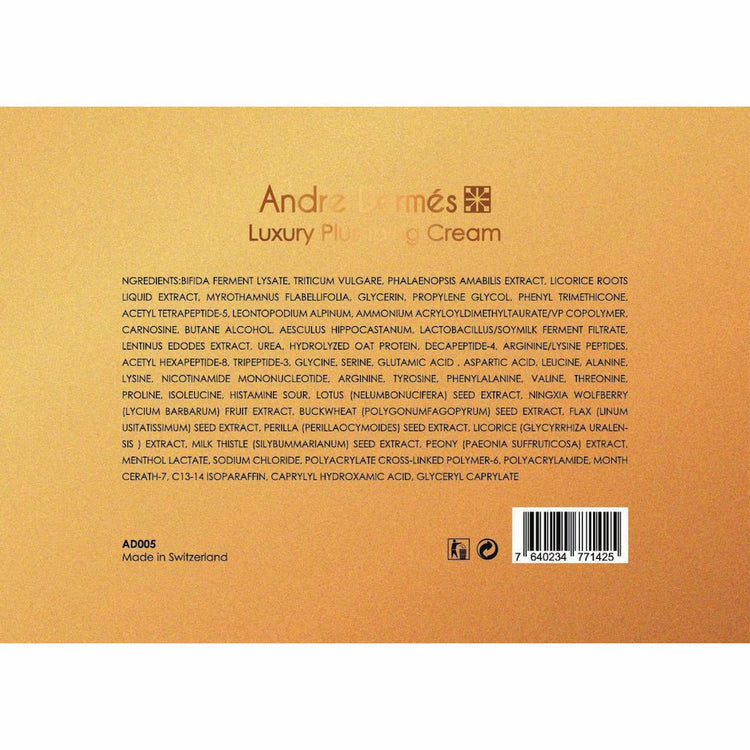 Andre Dermes - Luxury Plumping Cream (Firming, Lifting, Moisturising, Antioxidant, Dark Circles, Edema Of The Eyes, Rejuvenation) (e10g x 4 bottles/Resulting Tool x 1pc per Box) AD005 - Beauty Online™ 肌齡喜源™