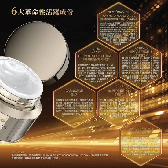 Andre Dermes - Luxury Ultimate Regeneration Cream (Antioxidant, Firming, Hydrating, Repairing, Anti - Aging) (e50ml) AD003 - Beauty Online™ 肌齡喜源™