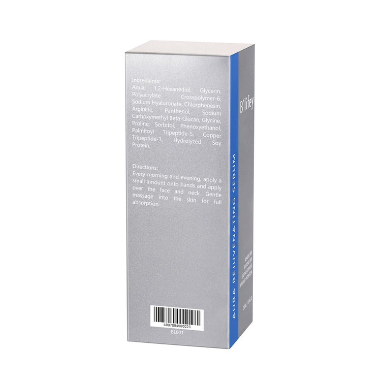 B'lifey – Swiss Aura Rejuvenating Serum (Hydrating, Firming, Reduce Fine Lines) (e30ml) BL001 - Beauty Online™ 肌齡喜源™