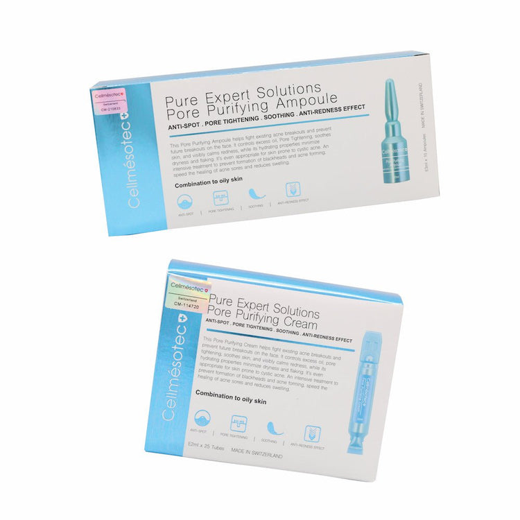 Cellmesotec - Pore Purifying Expert Solutions Set (Exfolianes, Pore Minimizing, Anti - Redness Effect) CB003 - Beauty Online™ 肌齡喜源™