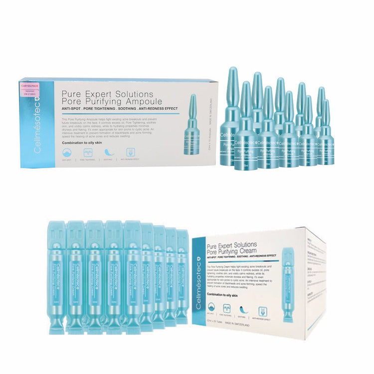 Cellmesotec - Pore Purifying Expert Solutions Set (Exfolianes, Pore Minimizing, Anti - Redness Effect) CB003 - Beauty Online™ 肌齡喜源™