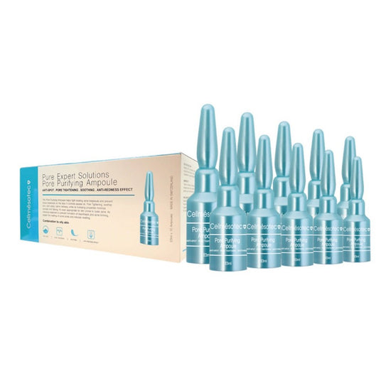 Cellmesotec - Pure Expert Solutions Pore Purifying Ampoule (Exfolianes, Pore Minimizing, Anti - Redness Effect) (e3ml*Ampoule/10 Ampoules 1 Box) CM003 - Beauty Online™ 肌齡喜源™