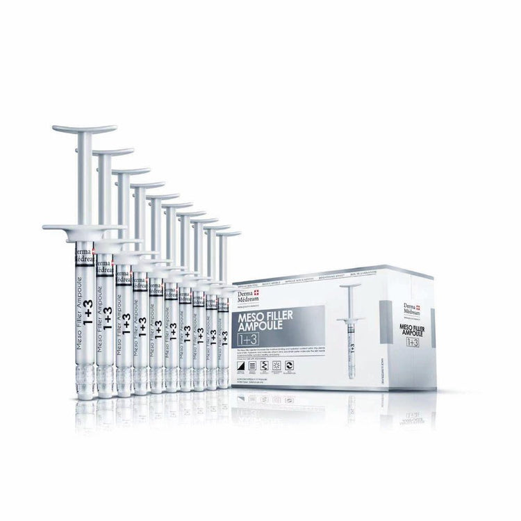 Derma Medream - Meso Filler Ampoule 1+3 (Non - Injection, External Use Only) ( Moisturising, Whitening, Pore Minimizing) (e2.8ml x 10 ampoules per box) DM020 - Beauty Online™ 肌齡喜源™