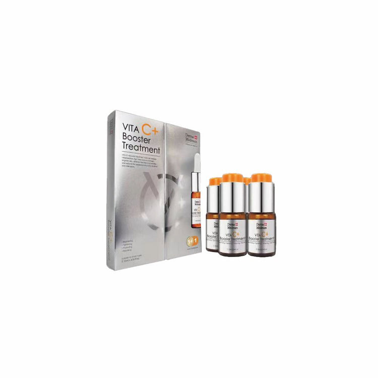 Derma Medream – Vita C+ Booster Treatment Serum (Whitening, Acne Marks, Sensitive, Antioxidant, Pore Minimizing, Firming, Brightening) (e10ml/Bottle*4 Bottles per Box) DM043 - Beauty Online™ 肌齡喜源™