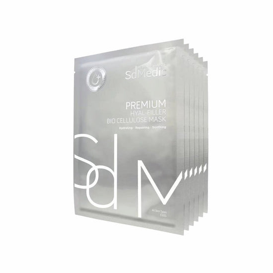SdMedic – Premium Hyal - Filler Bio Cellulose Mask (Moisturising, Hydrating, Brightening, Pore Minimizing, Sensitive, Soothing) (e30g*6pcs One box) SD010 - Beauty Online™ 肌齡喜源™
