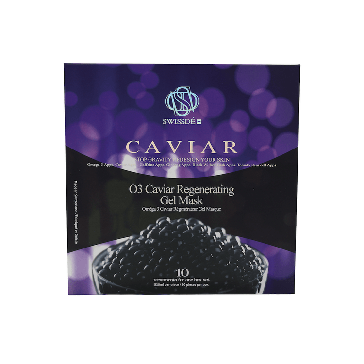 Swissde - O3 Caviar Regenerating Gel Mask (Lifting, Firming, Anti - Aging) (e30ml*Piece / 10 Pieces per Box) SW005 - Beauty Online™ 肌齡喜源™