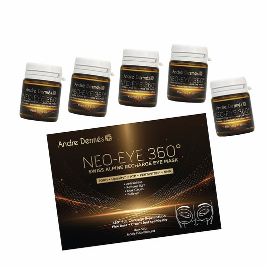 Andre Dermes – 360 多維凍齡液態填充眼膜 (保濕、黑眼圈、緊緻、減少細紋、提拉、抗皺抗衰老、眼部浮腫) (e6ml瓶/一盒5瓶) AD040