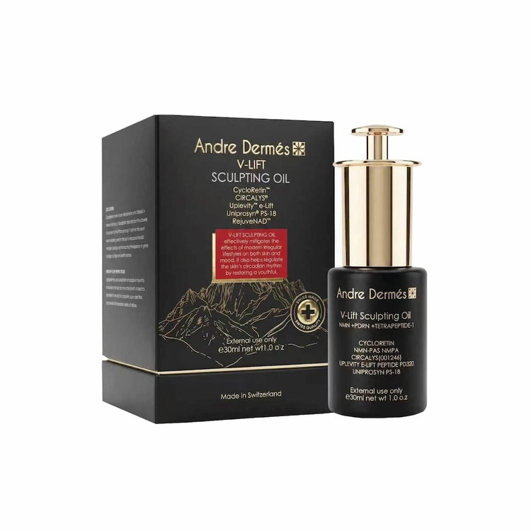 Andre Dermes - V-LIFT Sculpting Oil (Collagen, Elasticity, Lifting, Firming, Anti-Wrinkle Aging, Moisturizing, Pore Minimizing, Repair) (e30ml) AD043