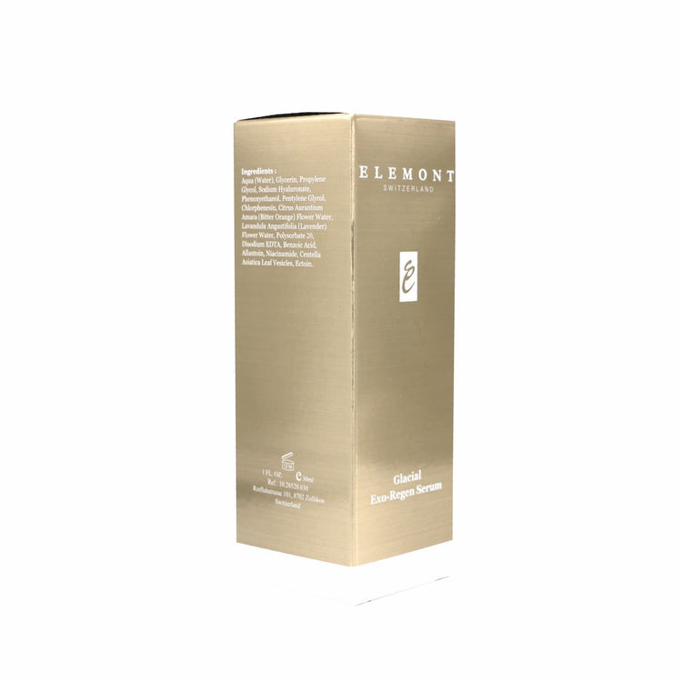 ELEMONT - Glacial Exo-Regen Serum (Soothes, Promotes Dry Skin, Collagen, Hydrates, Anti-Inflammatory, Sensitive, Repairs) (e30ml) E520