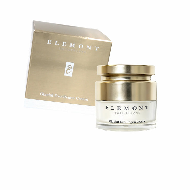ELEMONT - Glacial Exo-Regen Cream (Antioxidant, Dry Skin, Firming, Elasticity, Collagen, Anti-Wrinkle Aging, Anti-Inflammatory, Reduces Fine Lines, Repairs, Barrier) (e50ml) E521