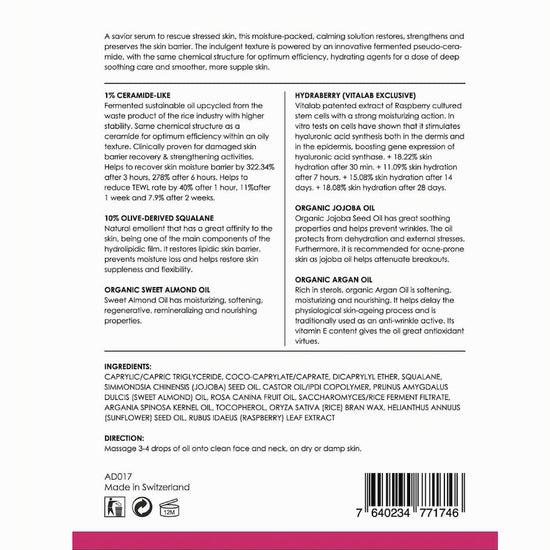 Andre Dermes - Beauty Hacks 1% Ceramide - Like Serum (Long - Lasting Moisturizing, Antioxidant, Water and oil balance, Anti - Aging, Reduce Fine Lines, Rejuvenating, Improce Complexion, Soothing, Sensitive) (e30ml) AD017 - Beauty Online™ 肌齡喜源™