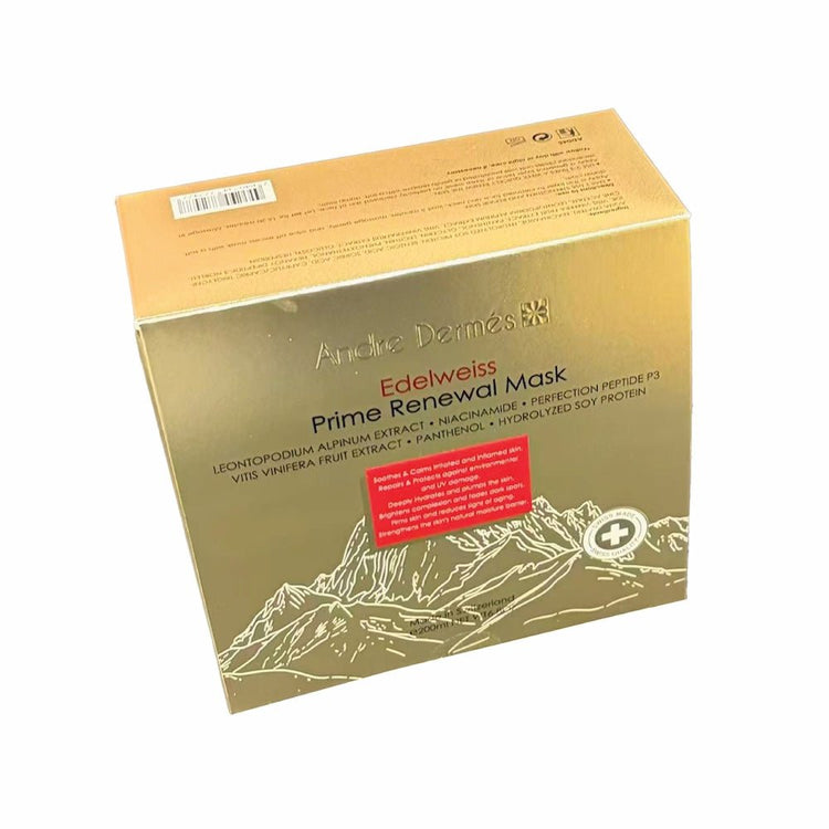 Andre Dermes - Edelweiss Prime Renewal Mask (Antioxidant, Anti-Inflammatory, Moisturizing, Firming, Soothing Dryness, Calming, Anti-Wrinkle Aging, Melanin) (e200ml) AD045 - Beauty Online™ 肌齡喜源™