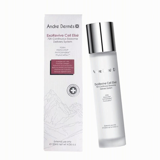 Andre Dermes - ExoRevive Cell Elixir (Moisturising, Anti - Wrinkle Aging, Firming, Lifting, Reduce Pigment Spots, Promotes Collagen, Reduce Fine Lines, Brightening, Repair) (e120ml) AD028 - Beauty Online™ 肌齡喜源™
