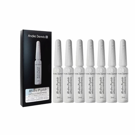 Andre Dermes - Hydra Peptide Ampoule Concentrates (Antioxidant, Firming, Anti - Aging, Reduce Fine Lines, Rejuvenating, Deep Hydration, Soothing, Sensitive) (e2ml x 7 bottles) AD014 - Beauty Online™ 肌齡喜源™