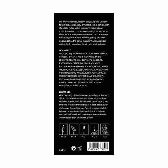 Andre Dermes - MossCellTec Lifting Ampoule Concentrates (Deep Moisturizing, Firming, Lifting, Reduce Fine Lines, Antioxidant, Deep Hydration, Soothing, Repair)AD016 - Beauty Online™ 肌齡喜源™