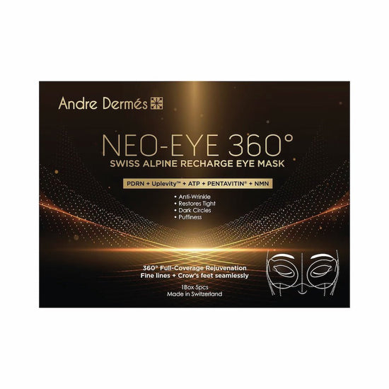 Andre Dermes - NEO - EYE 360 Swiss Alpine Recharge Eye Mask (Moisturising, Dark Circles, Firming, Reduce Fine Lines, Lifting, Anit - Wrinkle Aging, Edema Of The Eyes) (e6ml Bottle /1Box 5pcs) AD040 - Beauty Online™ 肌齡喜源™