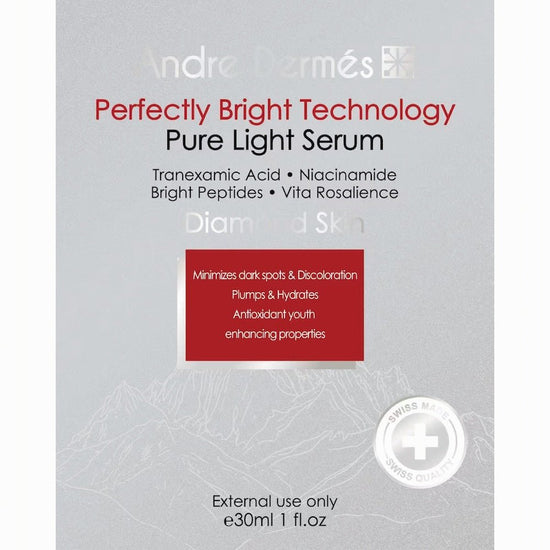 Andre Dermes - Perfectly Bright Technology Pure Light Serum (Spots, Melanin, Antioxidant, Light Spots, Light Sensation, Pore Minimizing, Sensitive Skin, Anti - Aging, Moisturizing) (e30ml) AD025 - Beauty Online™ 肌齡喜源™