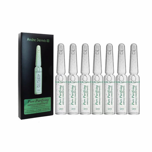 Andre Dermes - Pore Purifying Ampoule Concentrates (Acne, Soften Cuticles, Pore Minimizing, Blackheads, Sebum Secretion, Deep Hydration, Soothing) (e2ml x 7 bottles) AD015 - Beauty Online™ 肌齡喜源™
