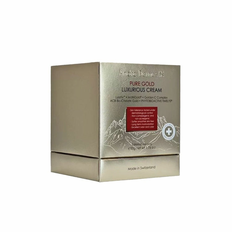 Andre Dermes - Pure Gold Luxurious Cream (Long - Lasting Moisturizing, Brightening, Skin Barrier, Anti - Allergy, Redness, Lifting, Repair, Anit - Wrinkle Aging) (e50g) AD037 - Beauty Online™ 肌齡喜源™