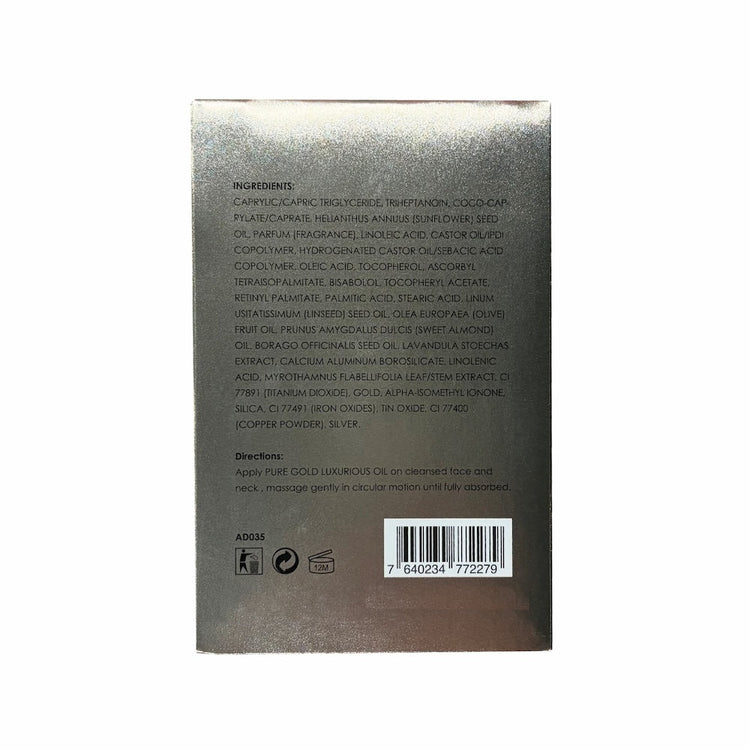 Andre Dermes - Pure Gold Luxurious Oil (Long - Lasting Moisturizing, Antioxidant, Rejuvenating, Anti - Inflammatory, Rough Skin, Firming, Lighten Spots, Anit - Wrinkle Aging) (e30ml) AD035 - Beauty Online™ 肌齡喜源™