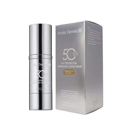 Andre Dermes - UV PROTECTOR DEWSHIELD SUNSCREEN SPF 50 PA+++ (Antioxidant Repair, Hydrating, UVA, UVB, Anti - Wrinkle, Isolation Cream) (e30ml) AD007 - Beauty Online™ 肌齡喜源™