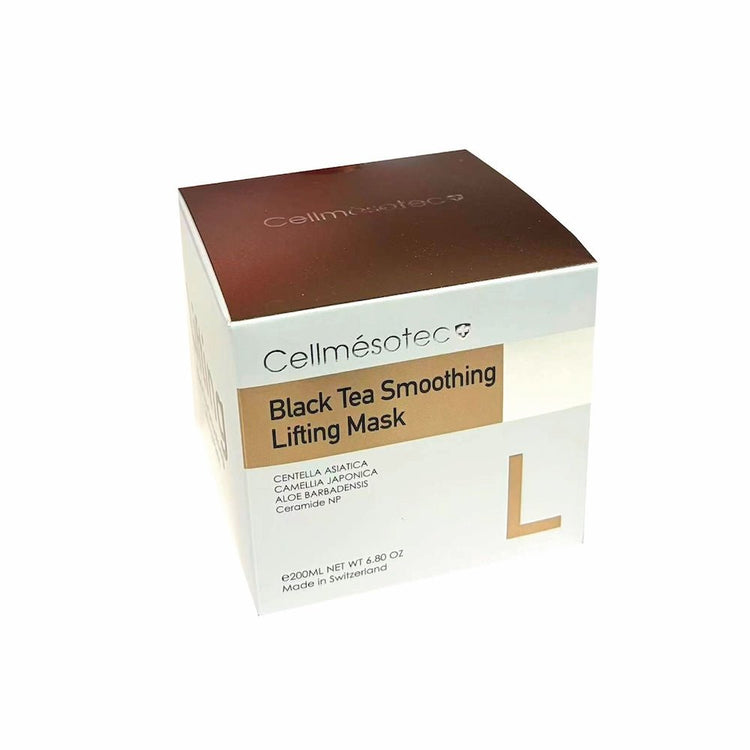 Cellmesotec - Black Tea Smoothing Lifting Mask (Fading Dark Spots, Anti-Aging, Moisturizing, Antioxidant, Elasticity, Dryness, Sensitive, Repair, Brightening, Tightening Pores, Anti-Inflammatory) (e200ml) CM707 - Beauty Online™ 肌齡喜源™
