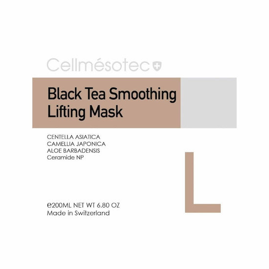 Cellmesotec - Black Tea Smoothing Lifting Mask (Fading Dark Spots, Anti-Aging, Moisturizing, Antioxidant, Elasticity, Dryness, Sensitive, Repair, Brightening, Tightening Pores, Anti-Inflammatory) (e200ml) CM707 - Beauty Online™ 肌齡喜源™