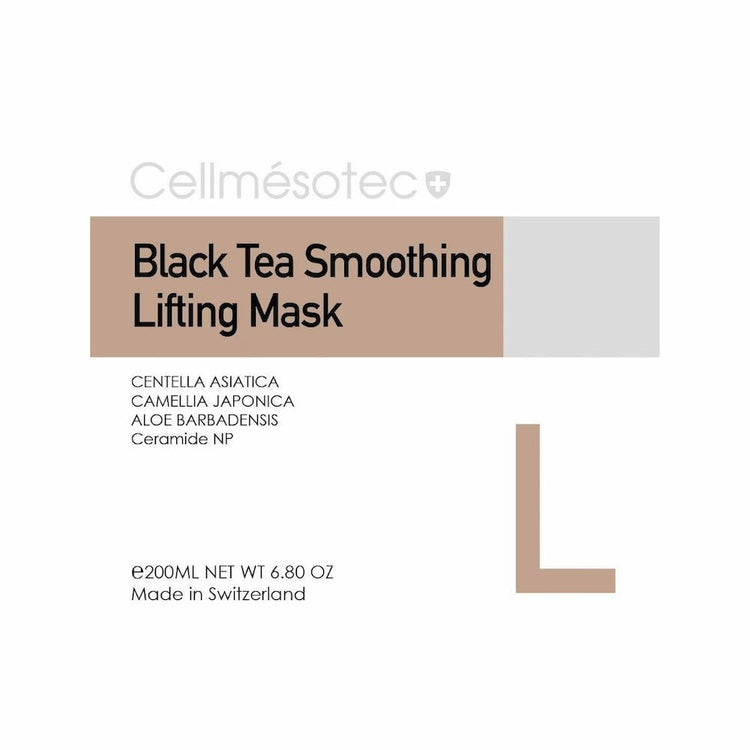 Cellmesotec - Black Tea Smoothing Lifting Mask (Fading Dark Spots, Anti-Aging, Moisturizing, Antioxidant, Elasticity, Dryness, Sensitive, Repair, Brightening, Tightening Pores, Anti-Inflammatory) (e200ml) CM707 - Beauty Online™ 肌齡喜源™